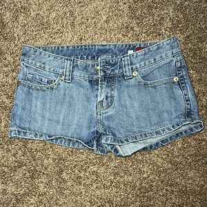 Express Blue Jean Shorts